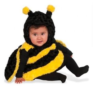 Toddler Bumble Bee Fuzzy Halloween Costume
